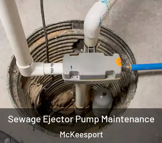  Sewage Ejector Pump Maintenance McKeesport