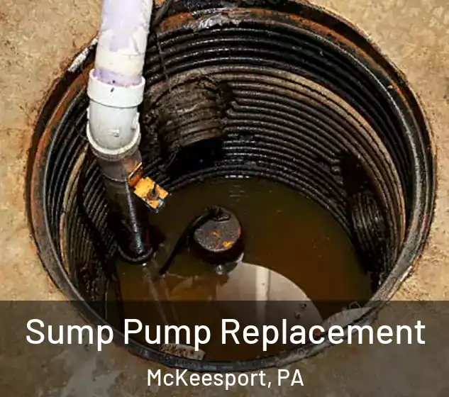  Sump Pump Replacement McKeesport, PA